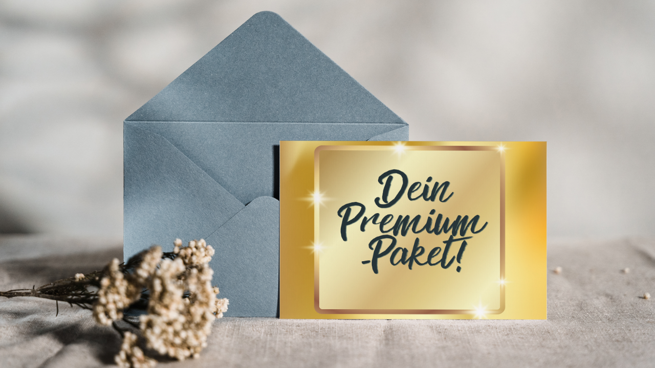 Briefumschlag mit Karte 