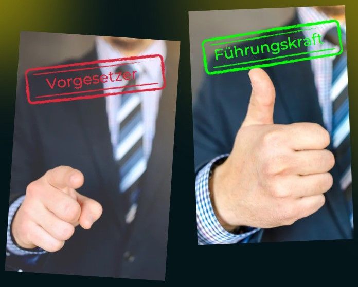 Vorgesetzter und Führungskraft und ihre Gesten