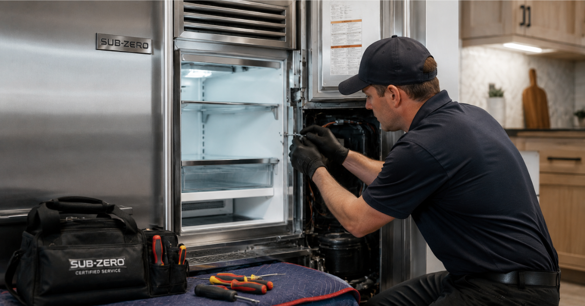 Sub-Zero Refrigerator Repair | Common Issues and When to Call a Pro