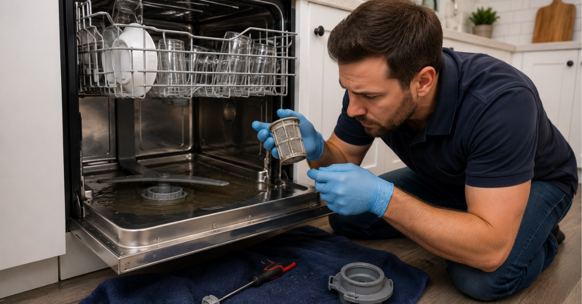 Dishwasher Not Draining? Here's Why and How to Fix It