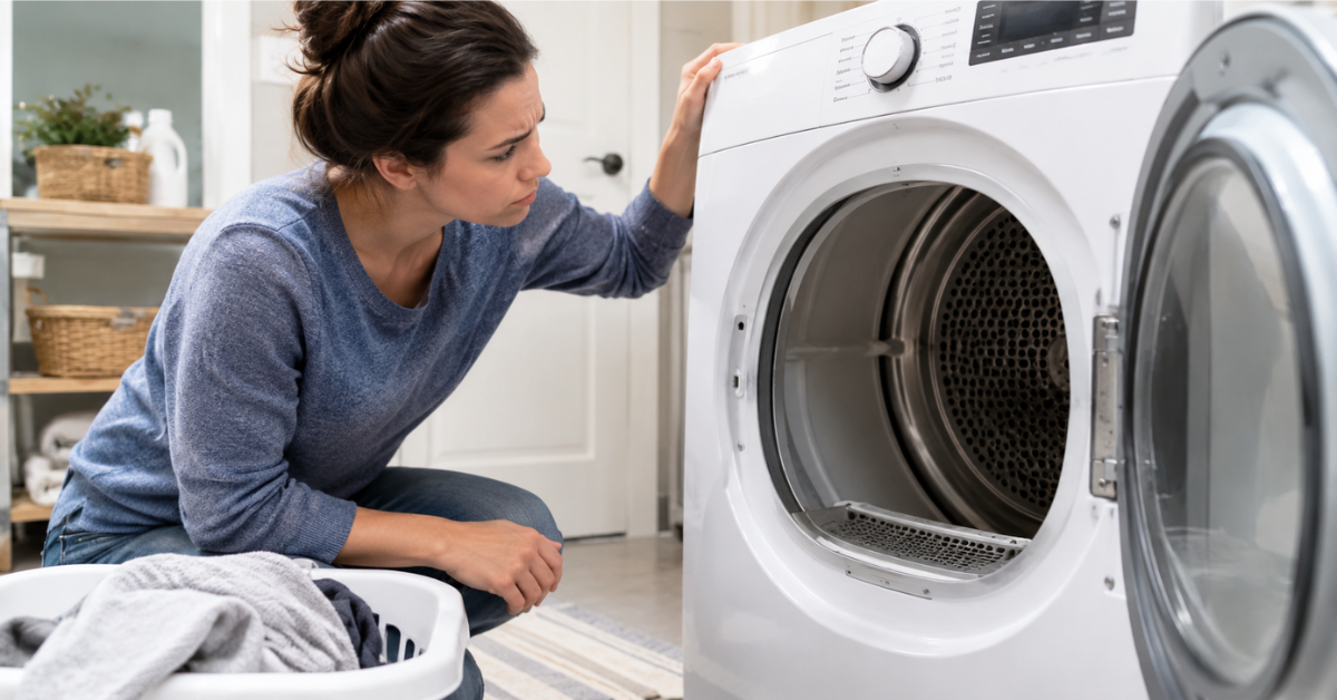 Dryer Not Heating: Common Causes and Fixes