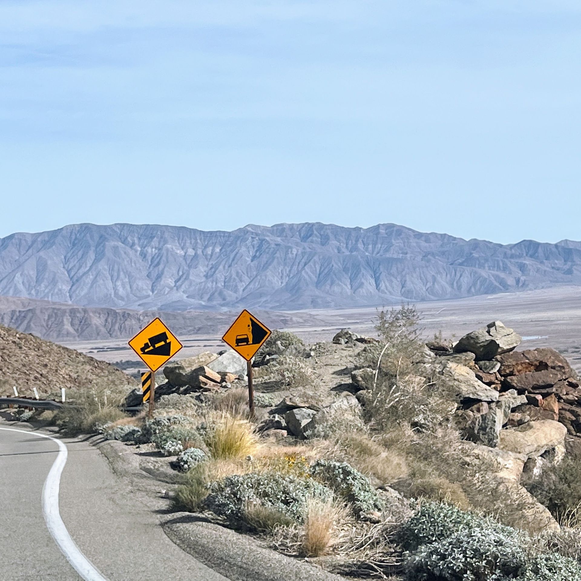 Montezuma Grade (The Glass Elevator) in Anza-Borrego