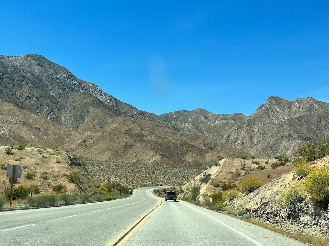 Montezuma Grade (The Glass Elevator) in Anza-Borrego