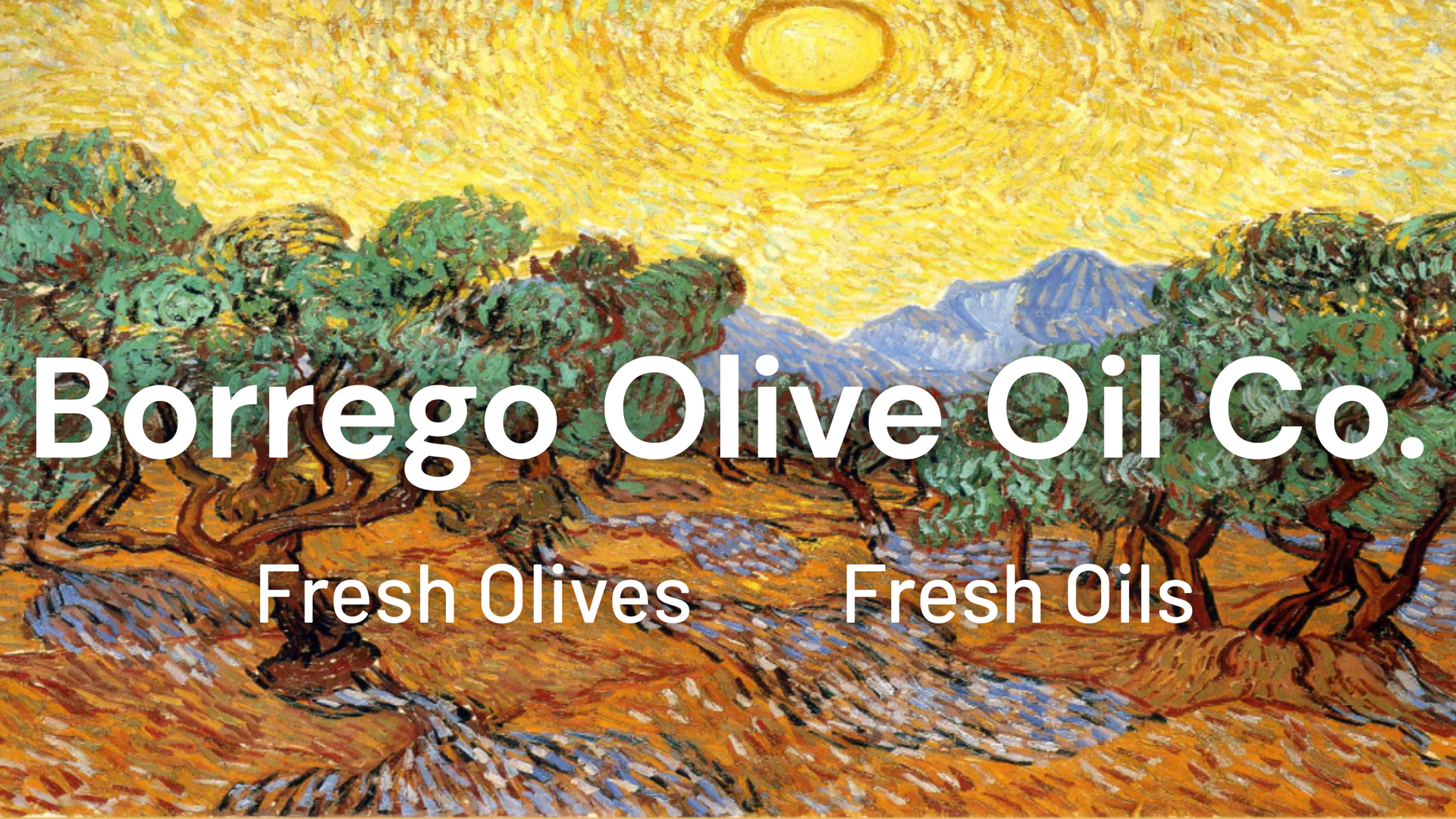 BORREGO OLIVE OIL CO.