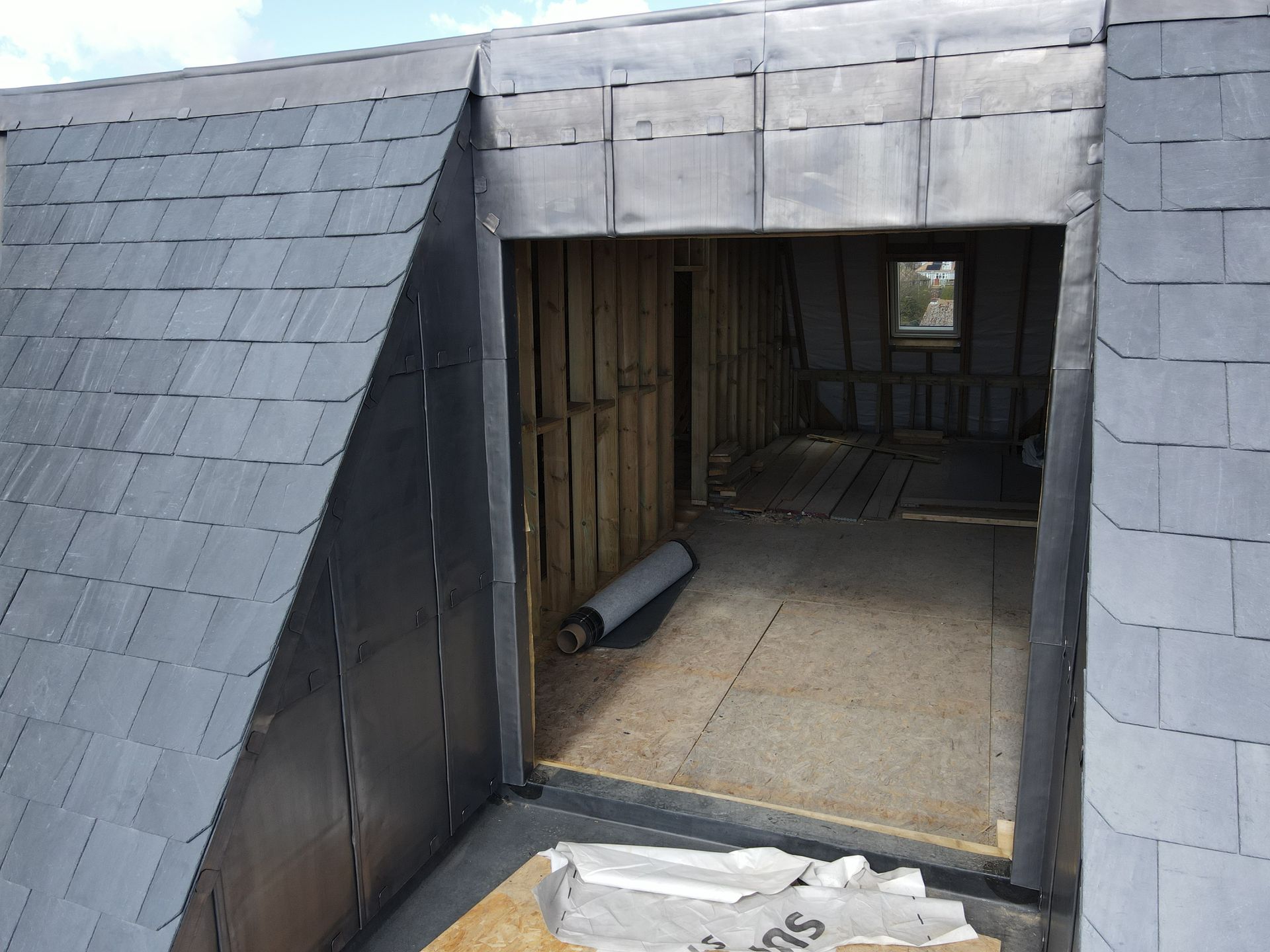slate dormer roof