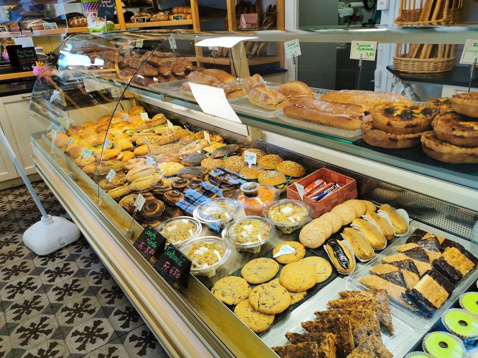 Boulangerie Bonin Nyon vitrine