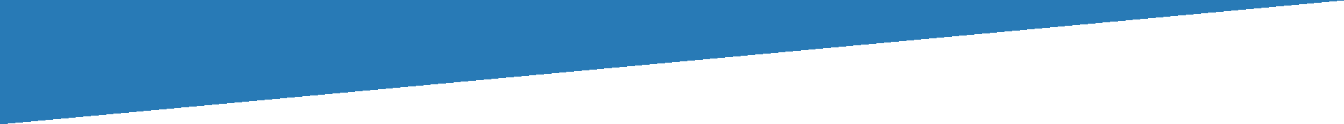 a blue and white triangle on a white background .