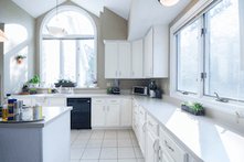 Landlord cleaning in Hastings leaves a kitchen looking shiny and new. The kitchen loos spotless and tidy after the service.