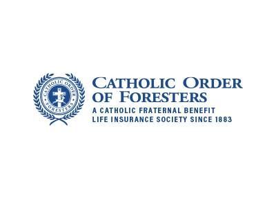 Logo of the Catholic Order of Foresters, a Catholic fraternal benefit life insurance society since 1883.