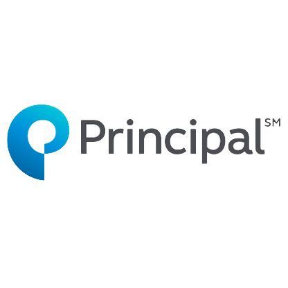 Principal logo: Blue stylized 