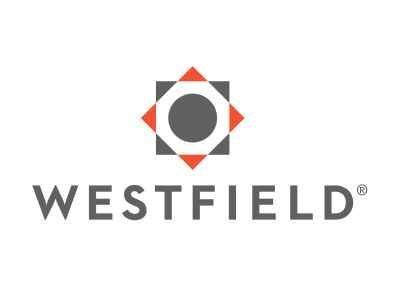 Westfield logo: a grey wordmark below a geometric icon of red and grey shapes.