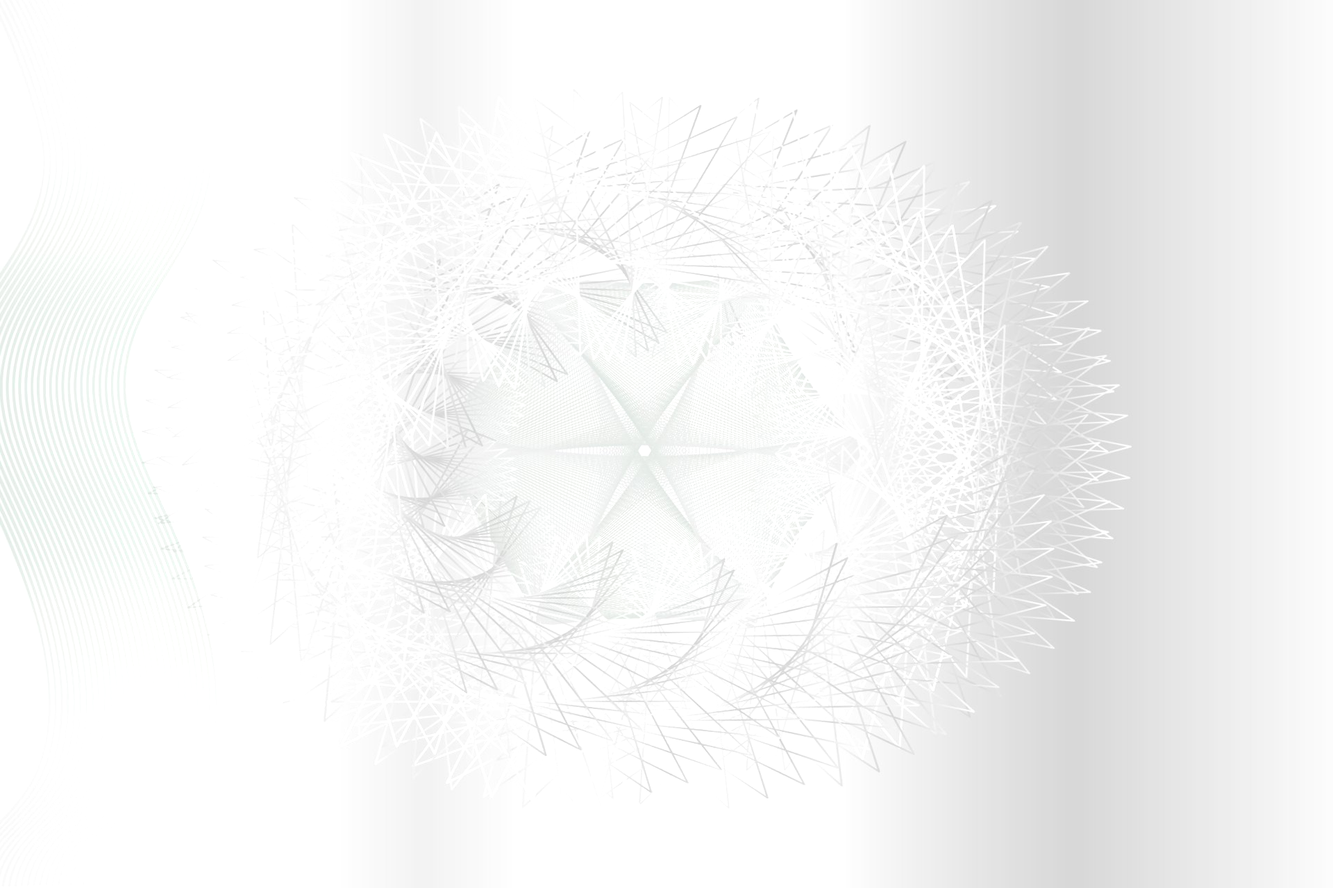 Ein weißer Hintergrund mit einem Kreis aus Punkten darauf