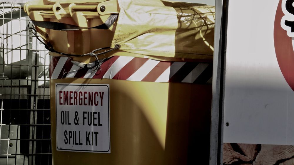 Emergency Oil and Fuel Spill Kit With Yellow Cover — Safe Industries Group in Woodrising, NSW