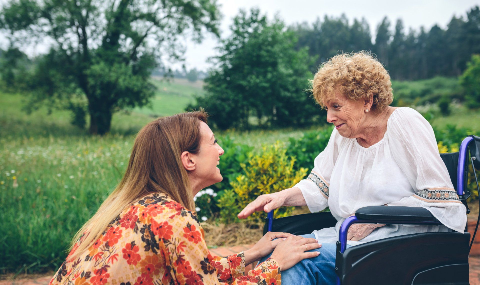 Woman Talking to Elderly Woman — St. Marys, GA — Coastal Wellness Family Medicine