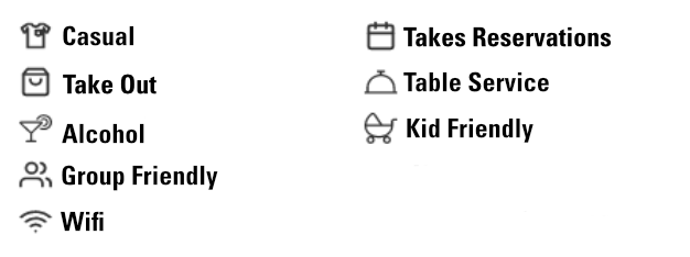 Weekend brunch menu Toronto