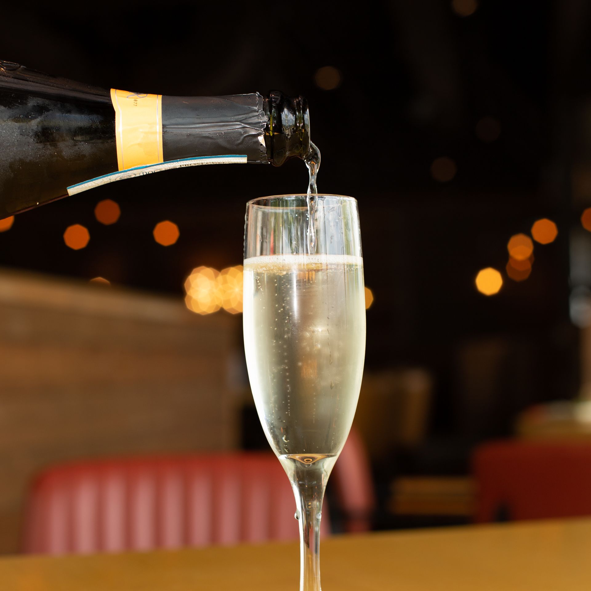 Premium wine and beer selection