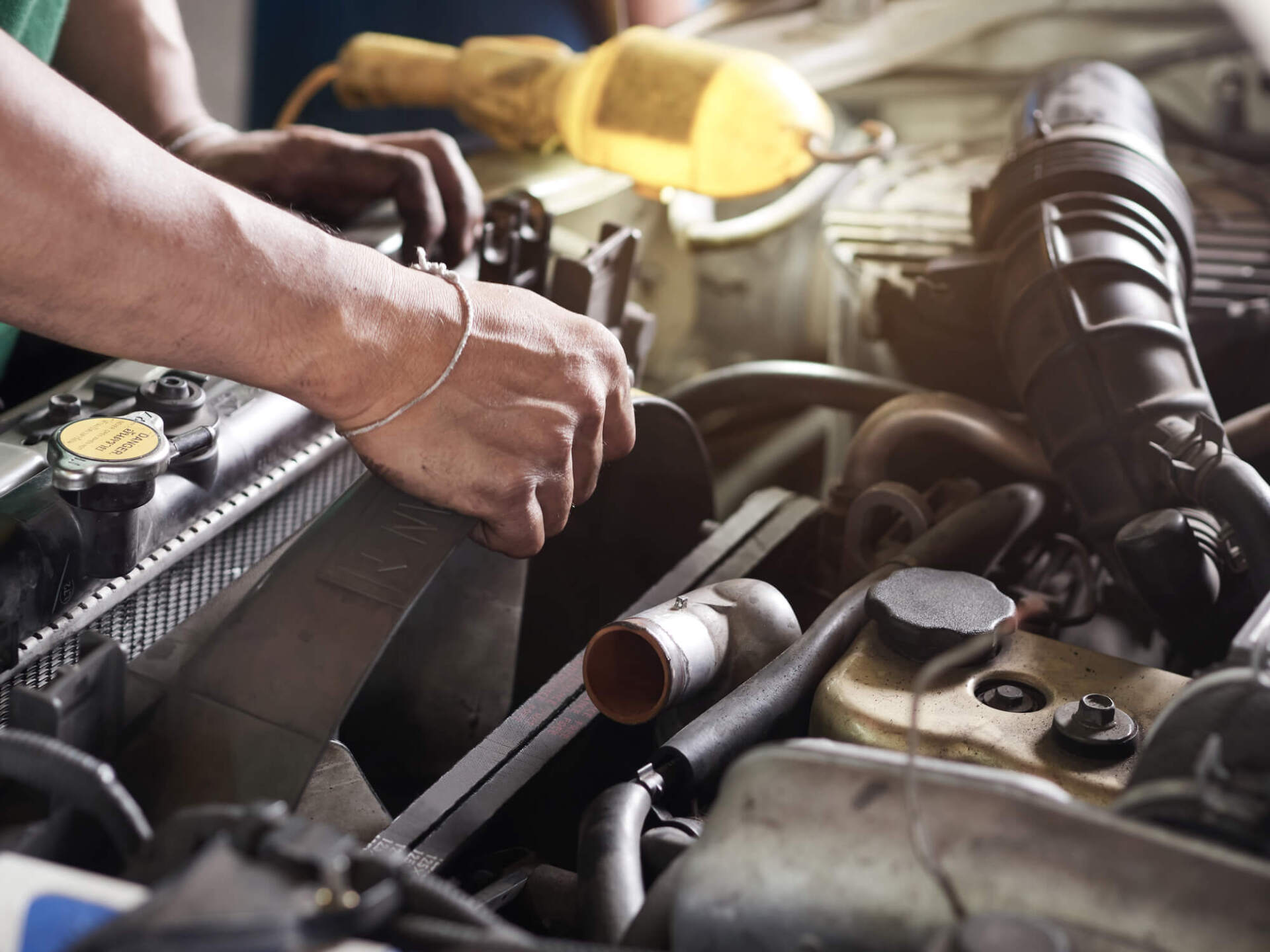 Mechanic Holding the Fan of Radiator — Greeley, CO — A & C Radiator