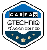 CARFAX Gtechniq Accredited badge: blue and white hexagon with stars and a checkmark.