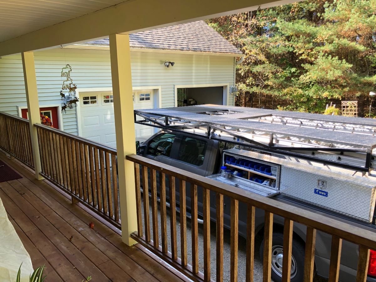 New entryway and window awnings for Maine Diner