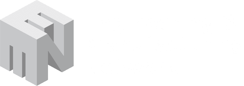Isometric design logo with white cube and letters 