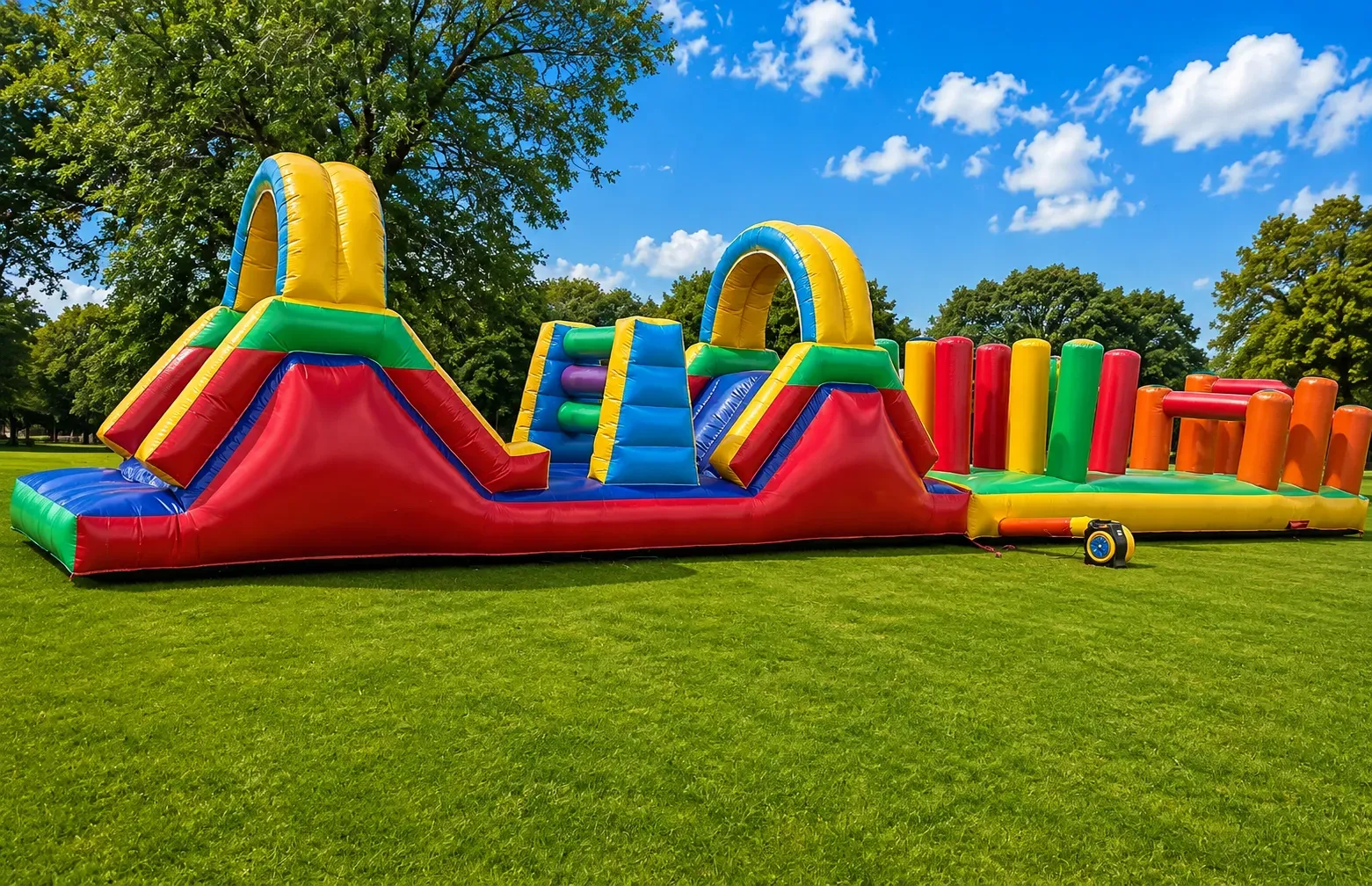 20 Metre Gladiator Track inflatable obstacle