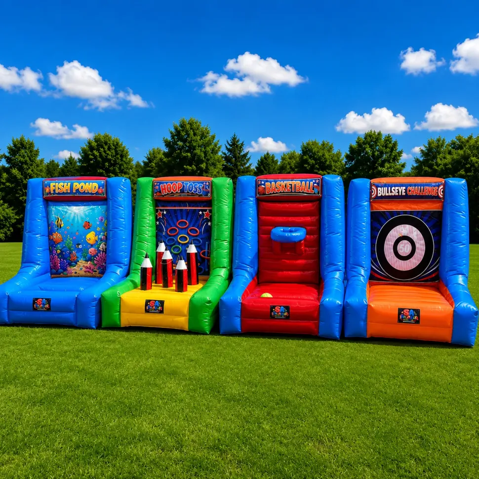 SA Inflatables management team planning an event