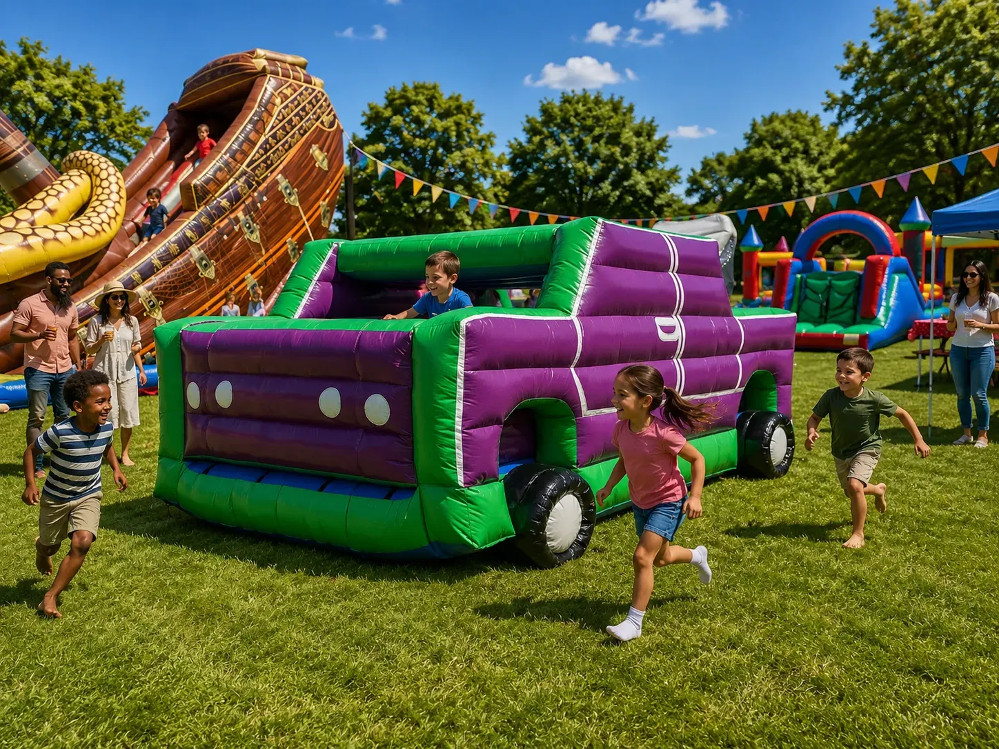 4x4 Car Jumping Castle hire Gauteng South Africa