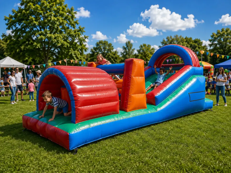 SA Inflatables professional event team outdoors