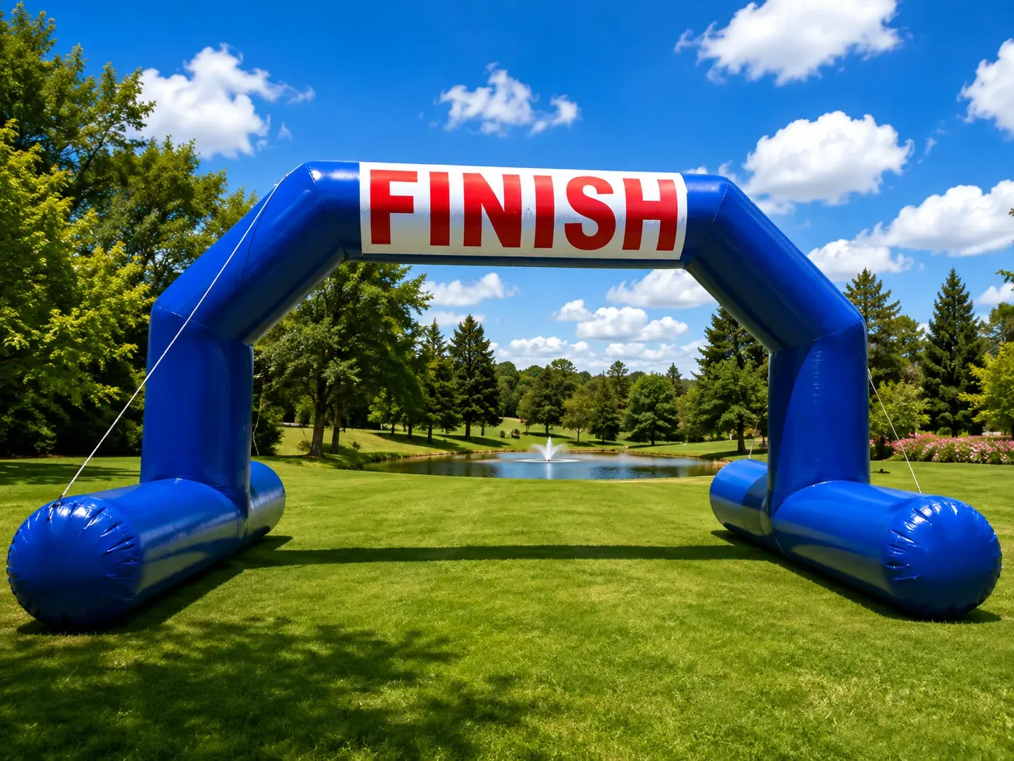 Finish Gate inflatable obstacle
