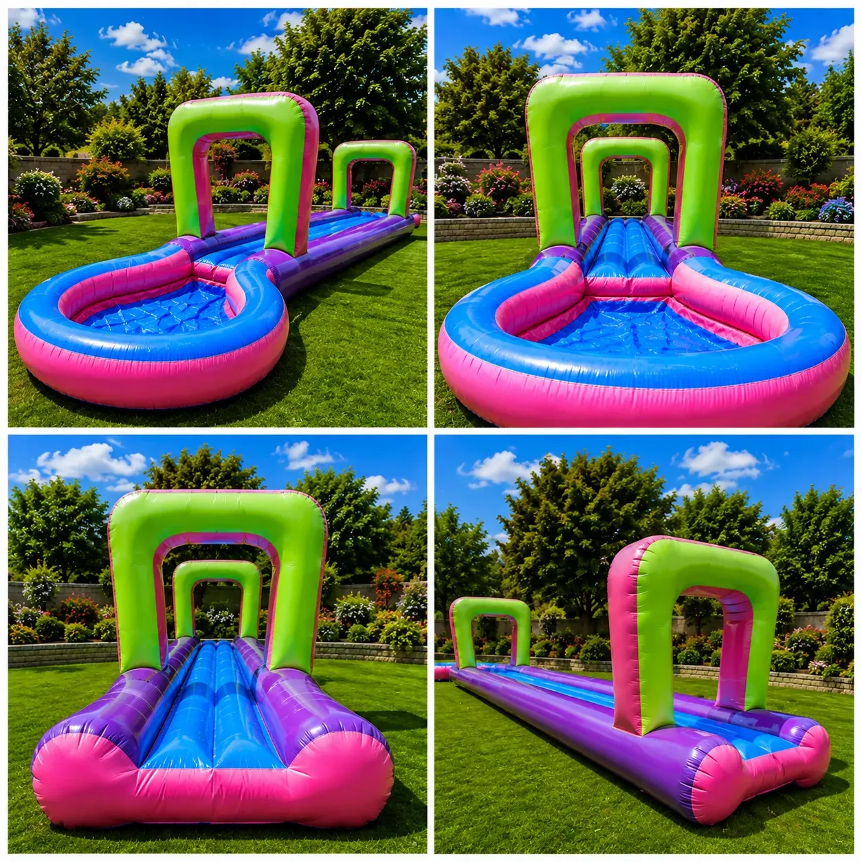 Water slide hire Johannesburg – inflatable water slide with splash pool for parties, SA Inflatables