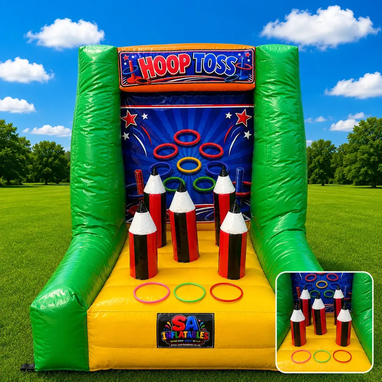 Inflatable Carnival Hoop Toss hire — SA Inflatables Alberton Gauteng