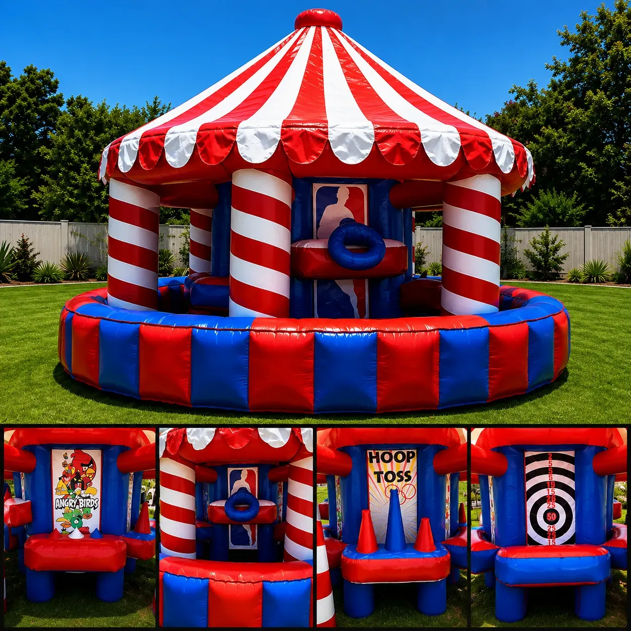 6 Game Inflatable Carnival Combo for hire in Gauteng — SA Inflatables