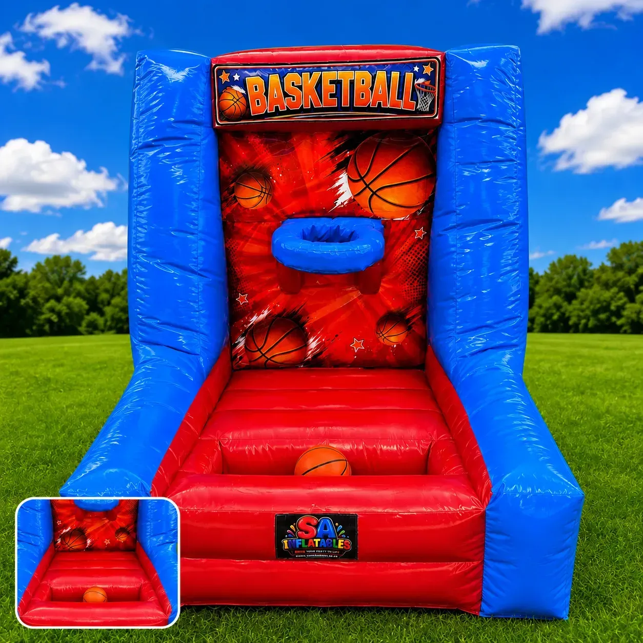 Inflatable Carnival Basketball game for hire in Gauteng