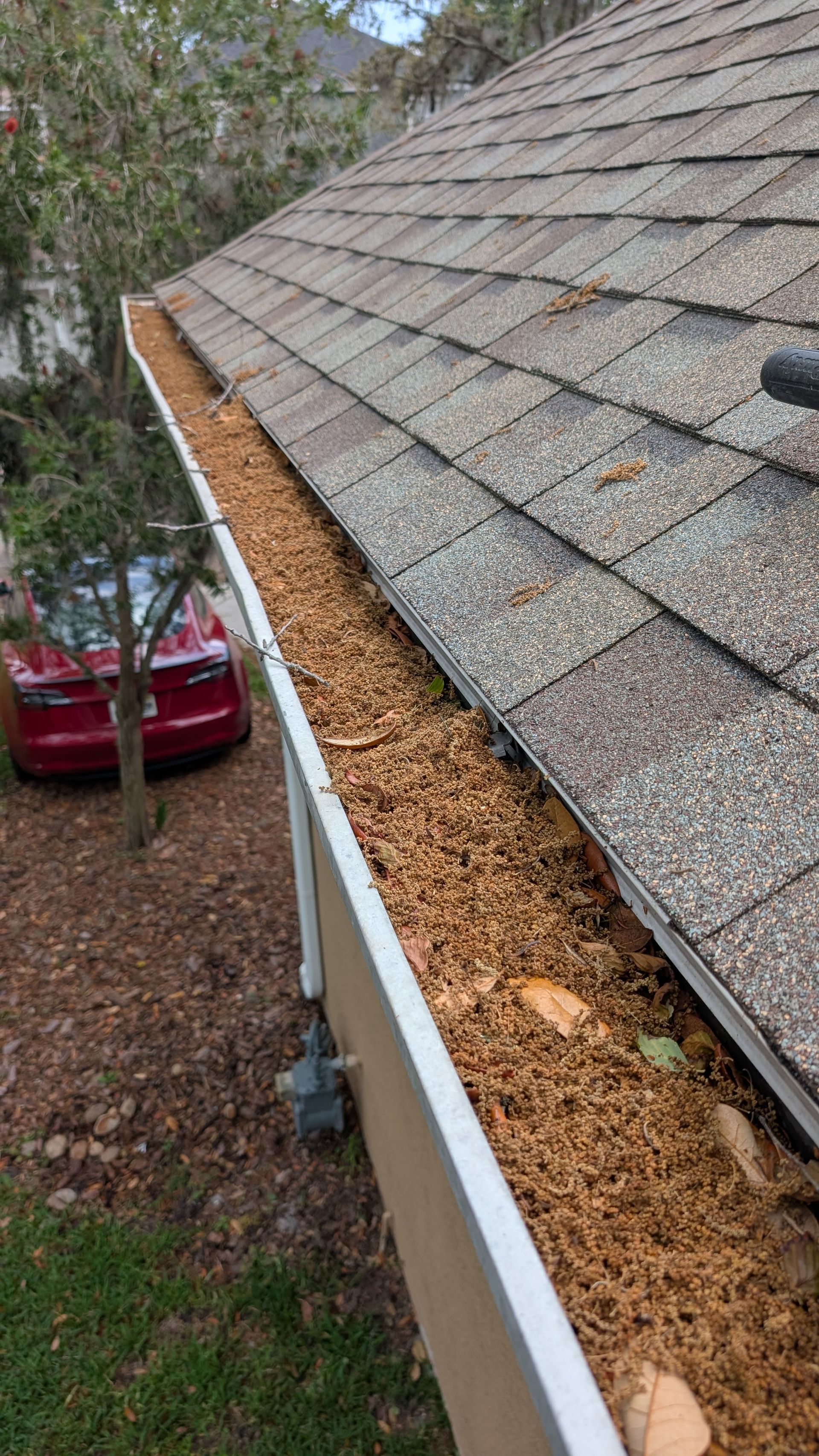 Dirty gutter