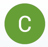 The letter C
