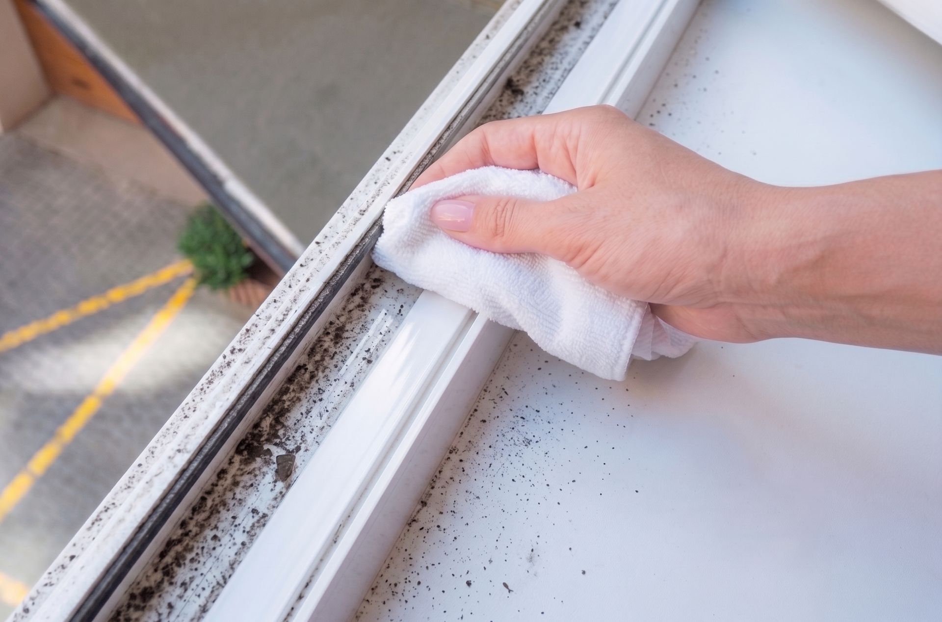 window track cleaning