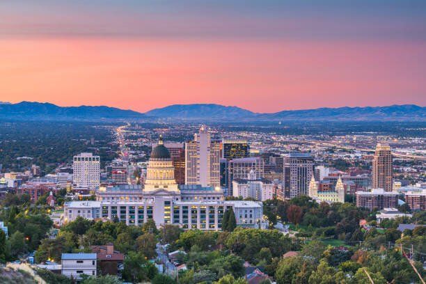 skyline of salt lake city