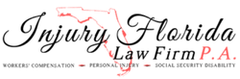The logo for injury florida law firm p.a.