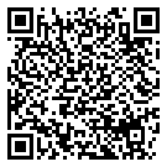 Ein schwarz-weißer QR-Code auf weißem Hintergrund.