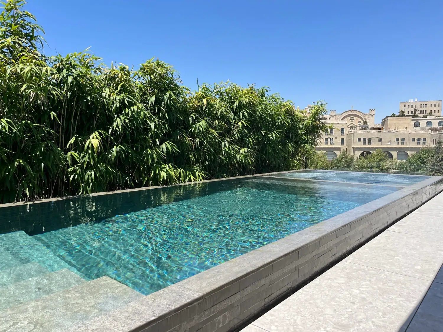 stainless steel pool installed in israel