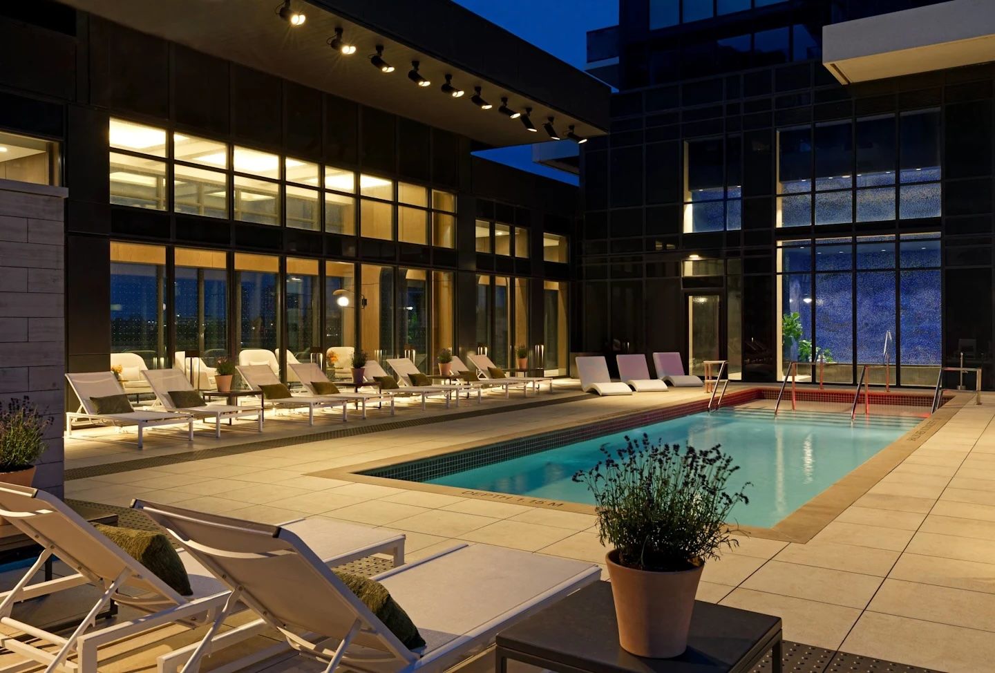 stainless steel pool commercial use