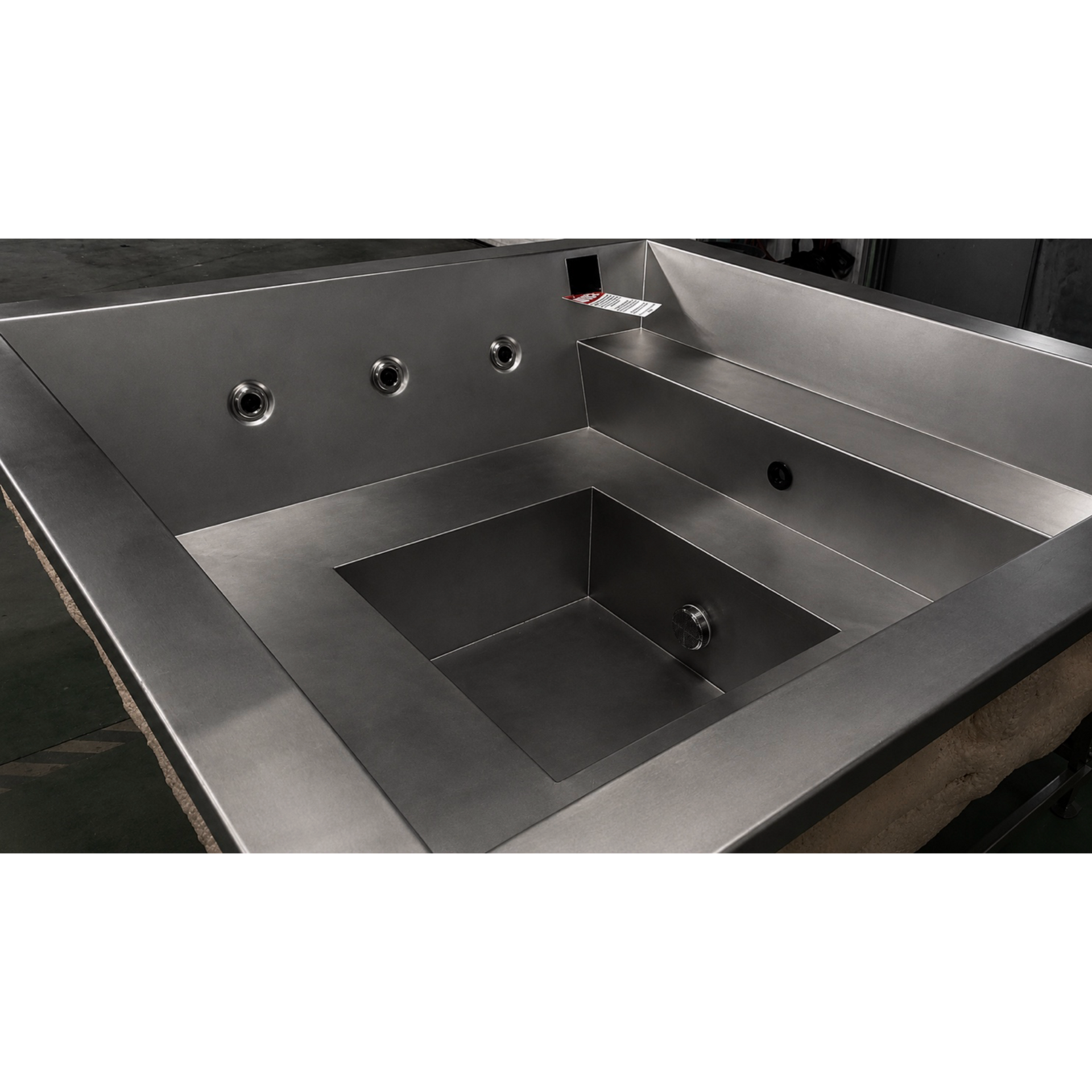 stainless steel hot tub spa
