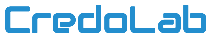 CredoLab logo in blue.