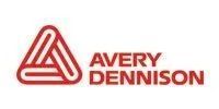 Avery Dennison red logo and wordmark on white background