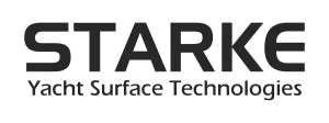 STARKE logo with “Yacht Surface Technologies” in black on a white background