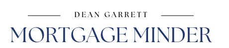 A logo for dean garrett mortgage minder