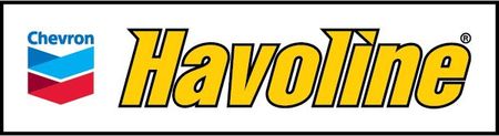 Chevron Havoline logo with blue, red, and yellow branding on a white background