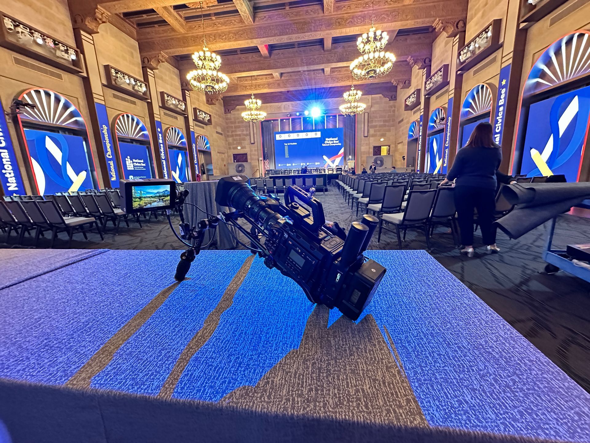 Event Camera Operator at The Chamber of Commerce camera rig.