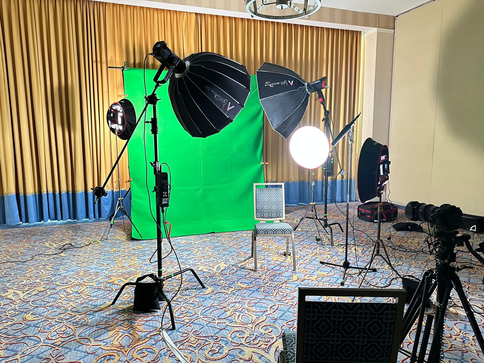 green screen videography interviews at the Gaylord in Oxen Hill, MD