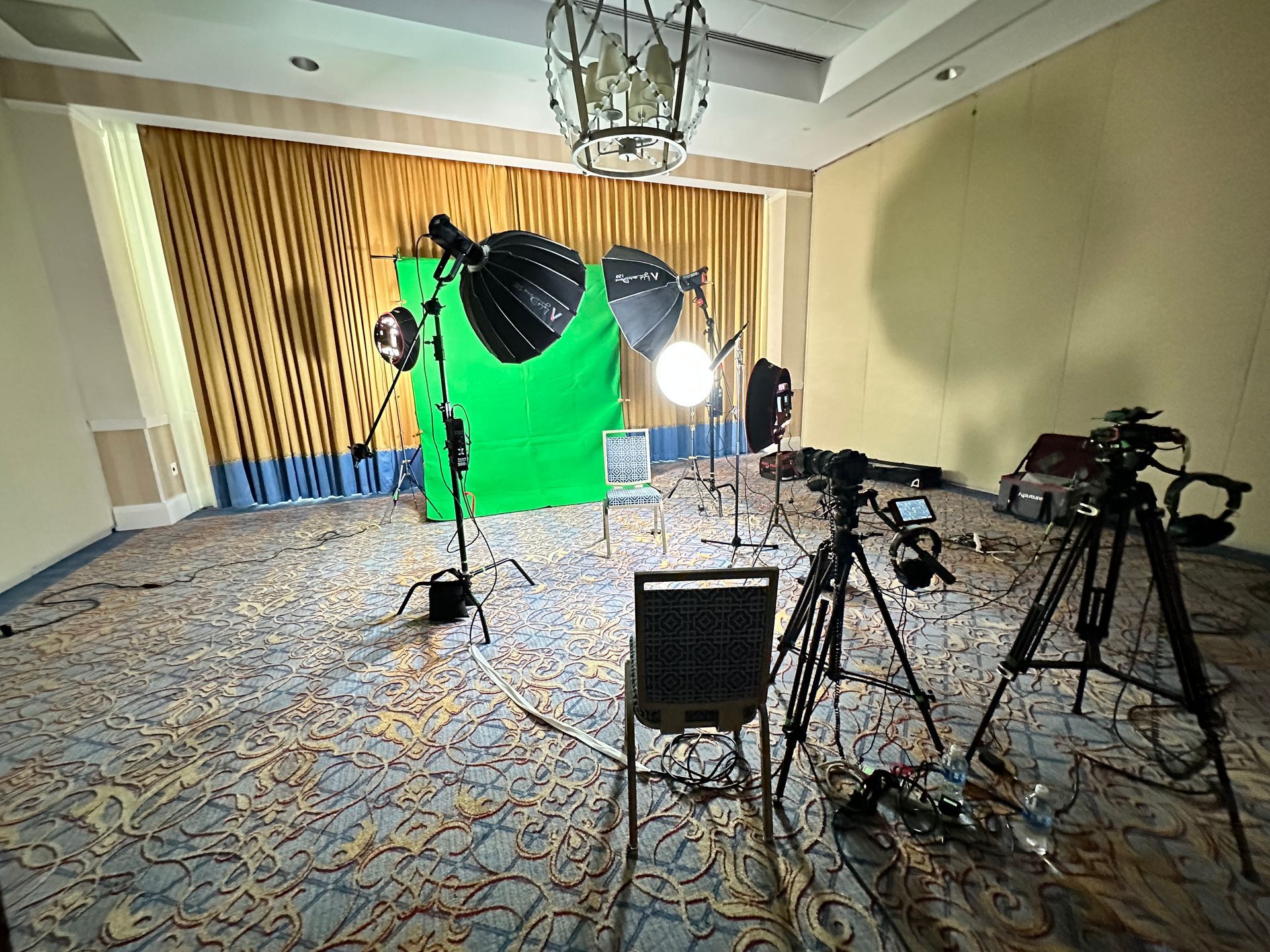 green screen videography at the Gaylord in Oxen Hill, MD